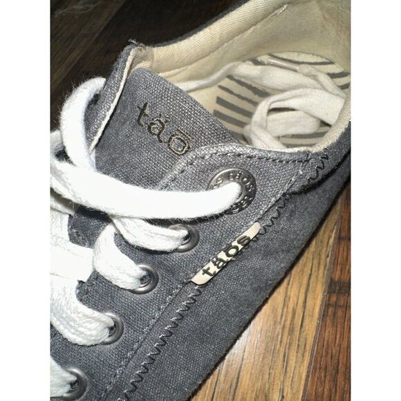 Taos Women's Star Charcoal Wash Canvas Fashion Sneakers STA-12844โ Size 8 - Picture 12 of 14